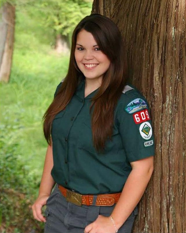 Erin Crocker was awarded the Boy Scouts of America Venturing Silver Award, the highest award that can be earned in the Venturing Program of the BSA.