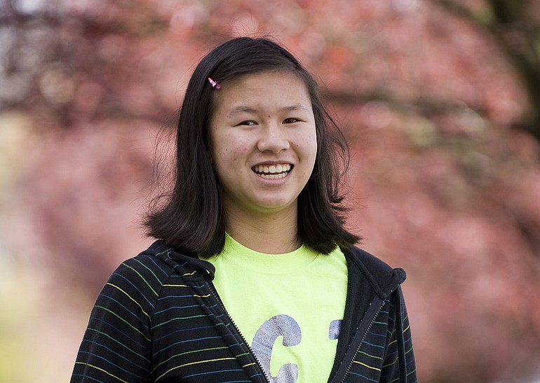 Columbia River High School student Rebecca Leong won a $50,000 scholarship for her work on running and injuries.