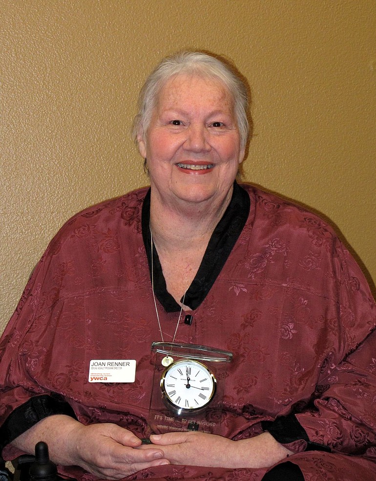 Joan Renner is a national recipient of the 2011 Visionary Voice Award for her leadership in the movement against sexual violence.