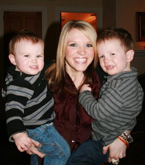 Vancouver singer Britnee Kellogg with her sons, Caiden Conboy, right, and Hudson Conboy, left.