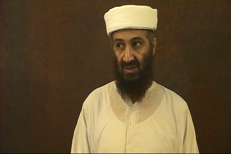Osama bin Laden speaks in this undated image taken from video provided by the U.S. Department of Defense and released on Saturday.