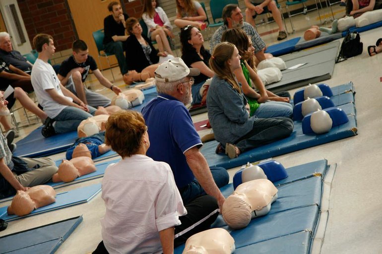 Salmon Creek: Ninety-two people learned hands-only CPR during the Fire District 6 CPR Community Challenge