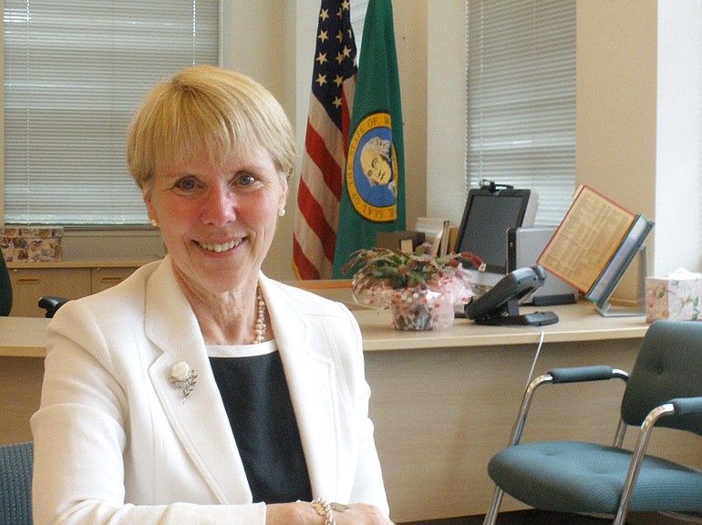 Department of Licensing Director Liz Luce of Vancouver is pictured in her office this week.