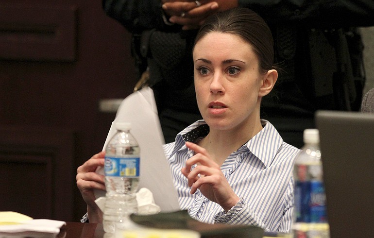 Casey Anthony listens Monday to the final rebuttal in her trial at the Orange County Courthouse in Orlando, Fla. Anthony has plead not guilty to first-degree murder in the death of her daughter, Caylee, and could face the death penalty if convicted of that charge.