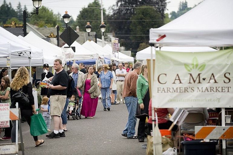 In its fourth year, the agriculture-based Camas Farmers Market has built a steady following.