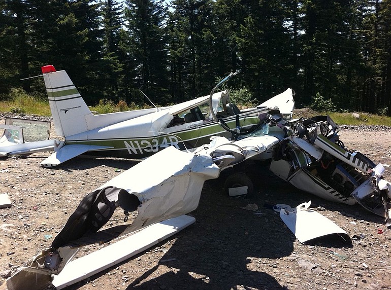 A pilot and his passenger both survived after their plane went down in a gravel pit in rural Clark County on July 5.