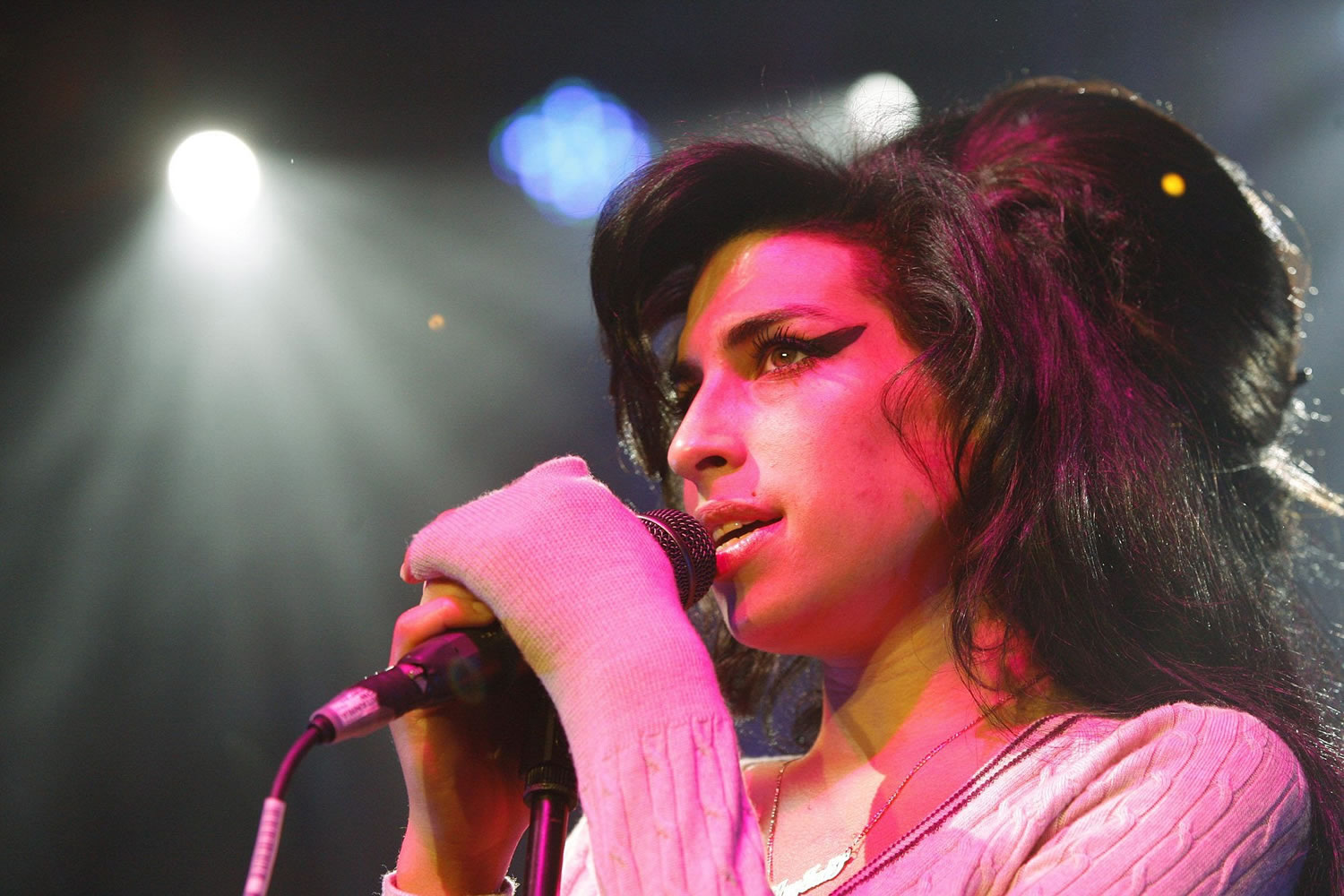 British singer Amy Winehouse, 27,  was found dead Saturday at her London flat.