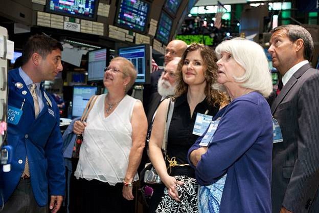 Kimberly Knudson, Woodland Intermediate School teacher, third from left, participated in the NYSE Euronext Teachers Workshop in Washington, D.C.