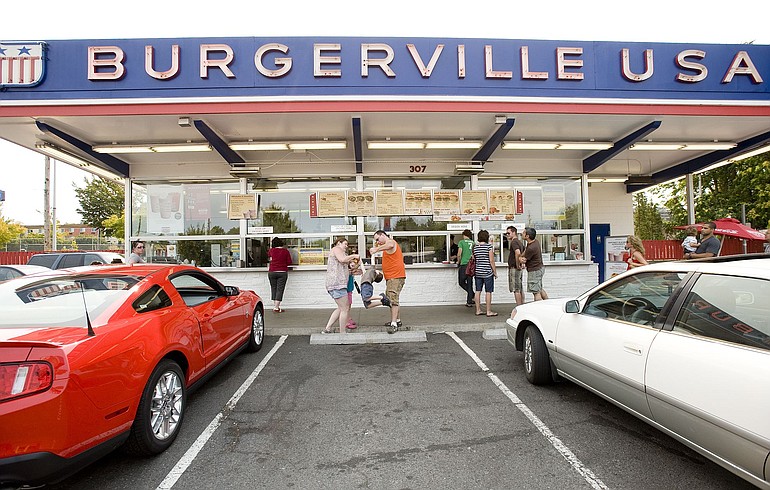 The downtown Burgerville will be closing Sunday to make room for a new real estate development.