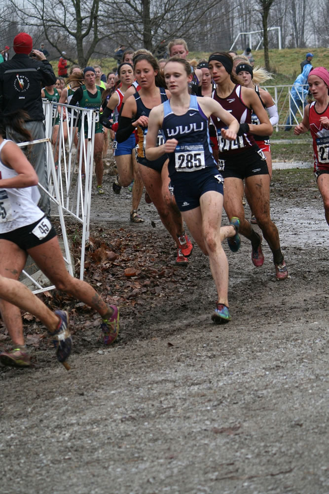 Taylor Guenther (285), Western Washington University cross country.