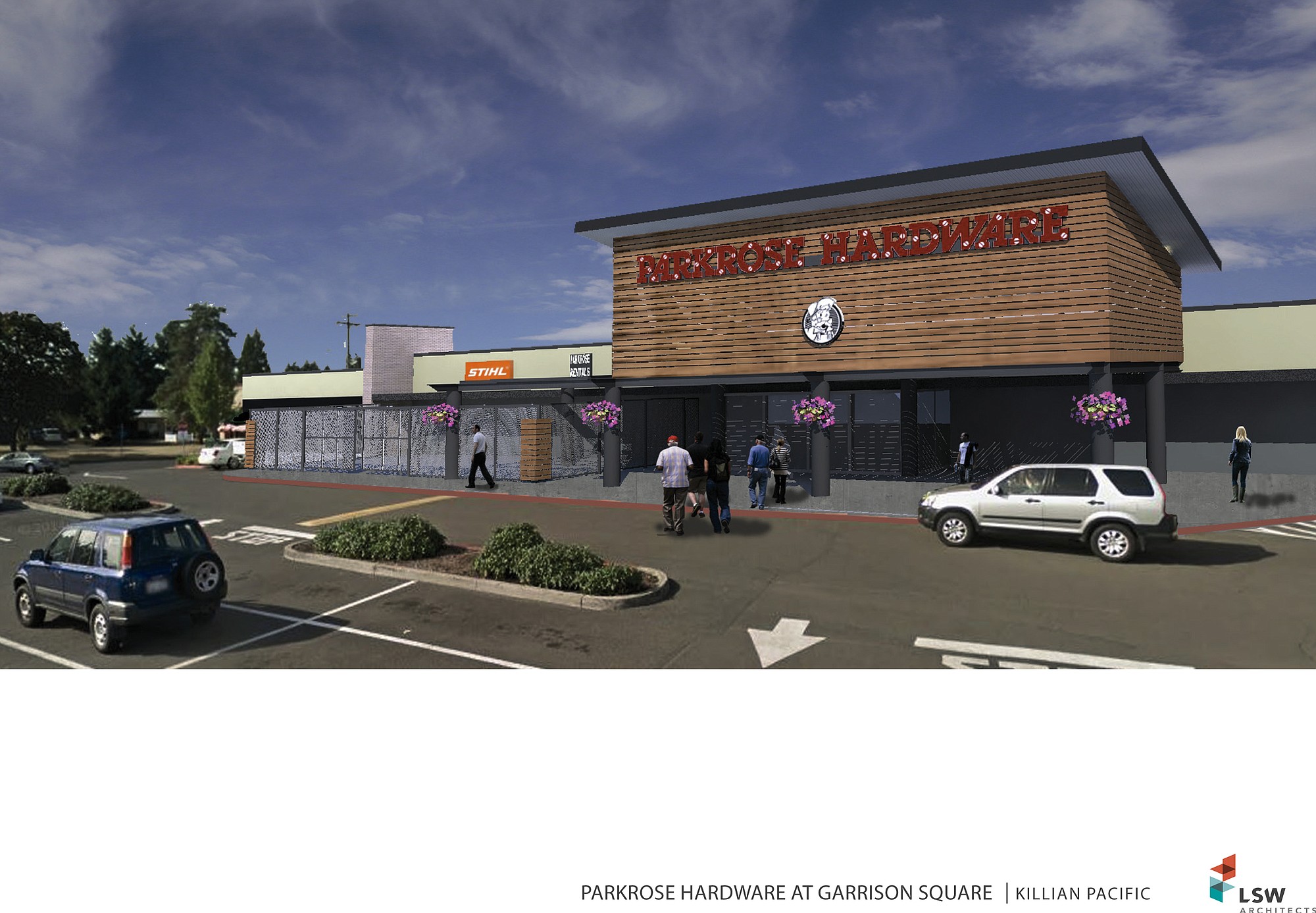 Parkrose Hardware will open a store at the Garrison Square shopping center in central Vancouver, which is being renamed The Mill.