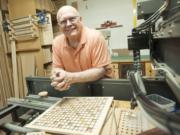 Woodworker Dave Smith is at home in his woodshop in Vancouver.