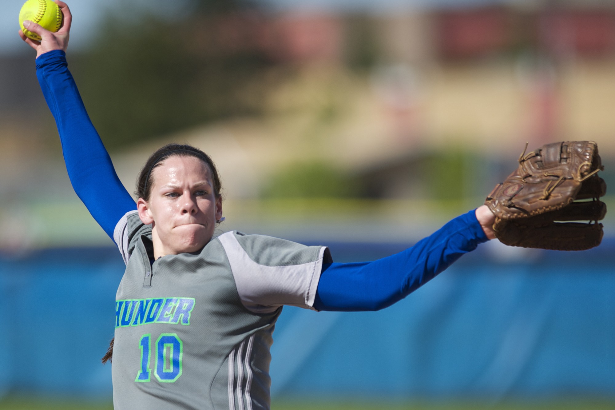 Mountain View pitcher Colleen Driscoll was told she wouldn't play softball her senior year.