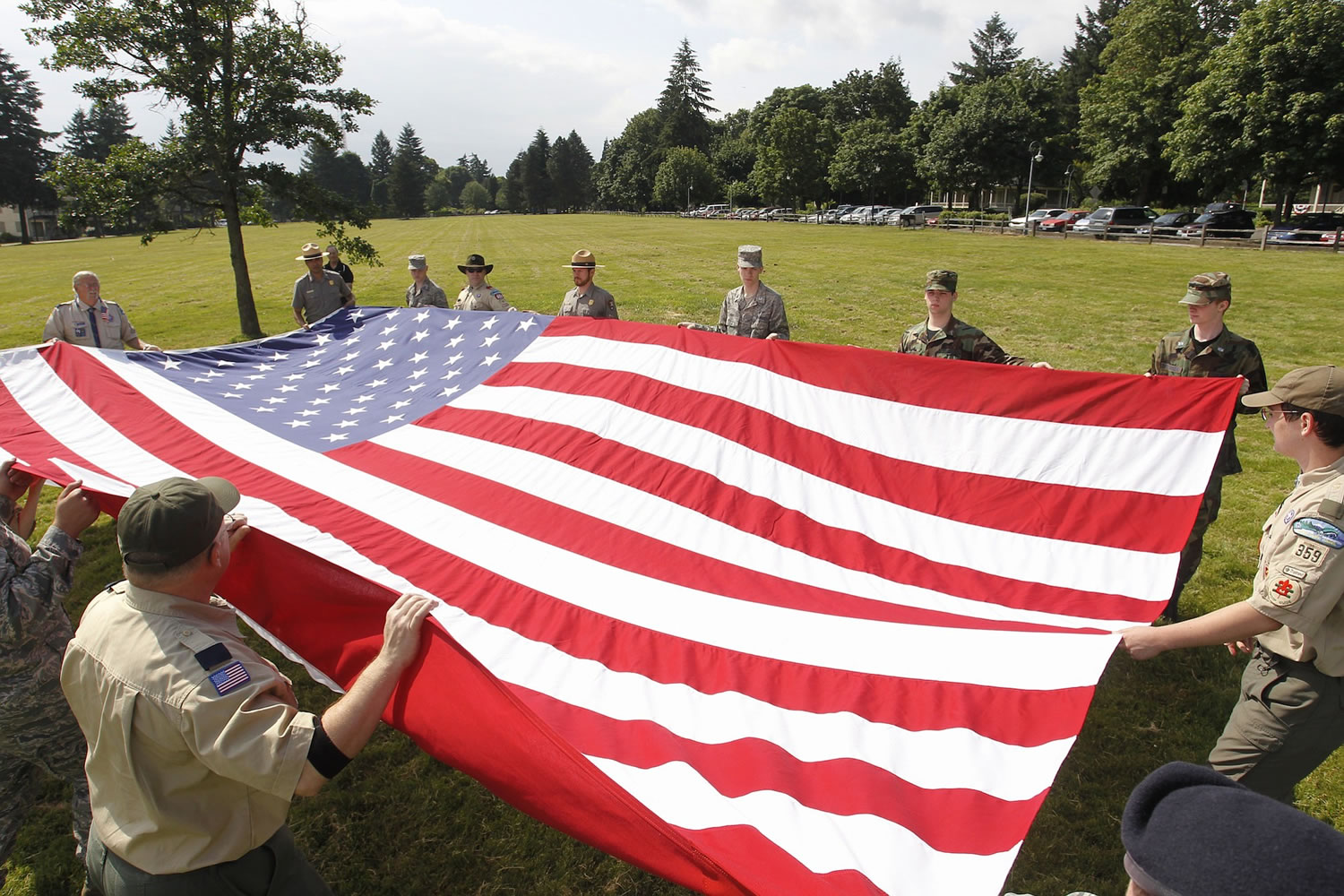 Annual Flag Day Celebration at Fort Vancouver.