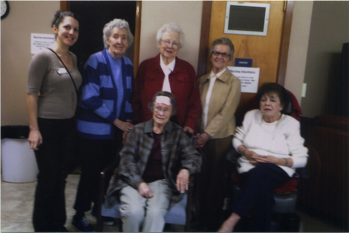 Esther Short: Five residents of The Quarry Senior Living, from right, cook and bake every week for members of St. Paul Lutheran Church's Winter Hospitality Overflow shelter.