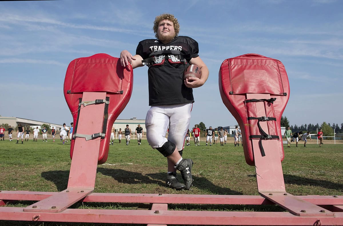 Fort Vancouver High School's Duncan Crawford, pictured before practice Wednesday afternoon, August 26, 2015, at his team's practice field, is looking to make an impact this season.