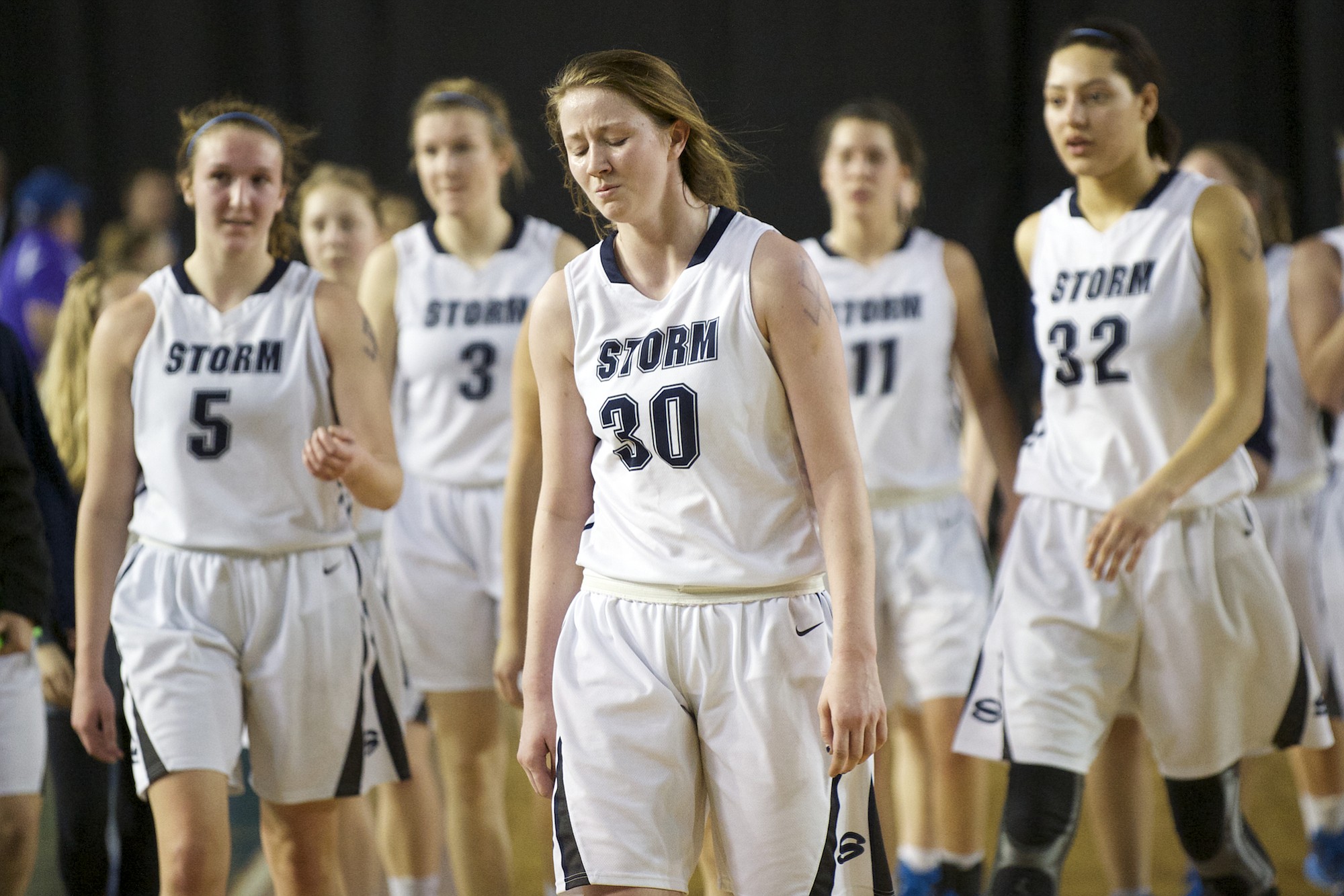Skyview loses to Bellarmine Prep 51-35 at the 2015 WIAA Hardwood Classic Girls 4A tournament at the Tacoma Dome, Friday, March 6, 2015.