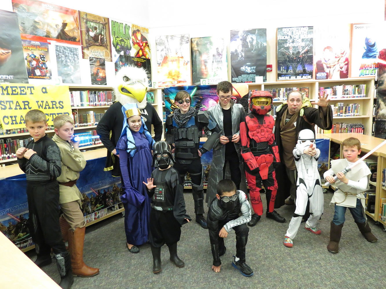East Vancouver: Shahala Middle School hosted its third annual Sci-Fi Fantasy Family Night, a fundraiser that's part book fair and part costume contest.