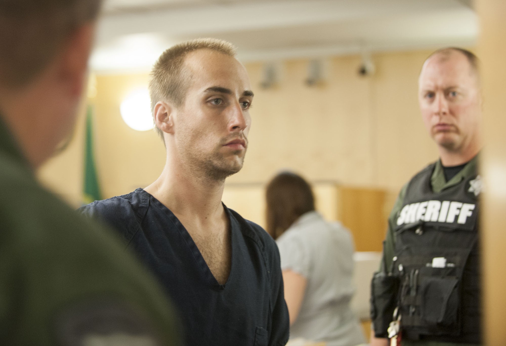 Brian S. Haack, 24, of Vancouver makes a first appearance Monday in Clark County Superior Court.