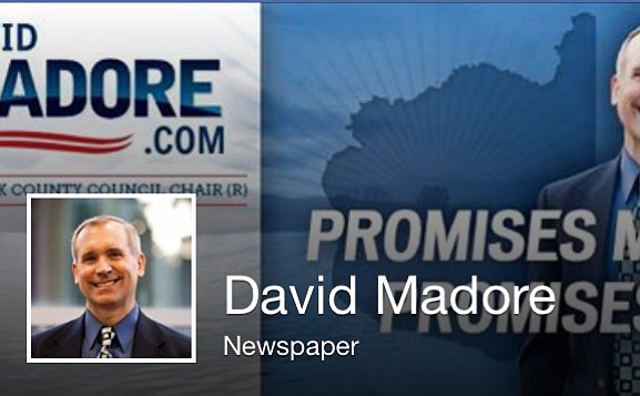 David Madore claims his Facebook page is a newspaper.
