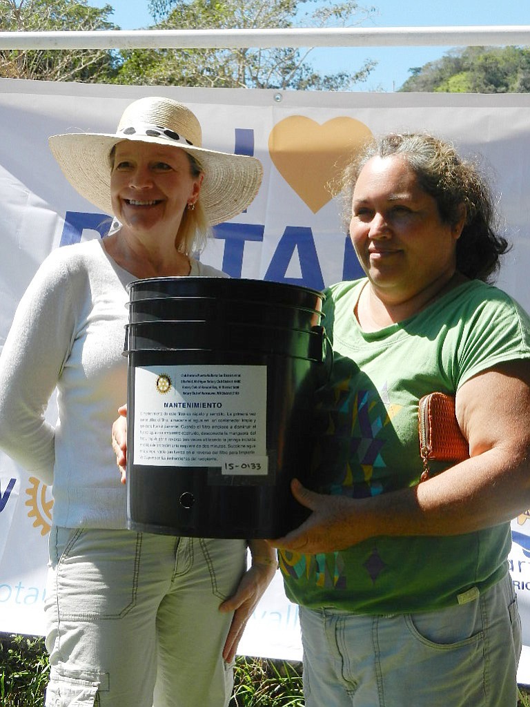 Clark County: Wendy Kelley, left, of Camas and other members of the Rotary Club of Vancouver traveled to Puerto Vallarta, Mexico, to distribute water filter systems in February.