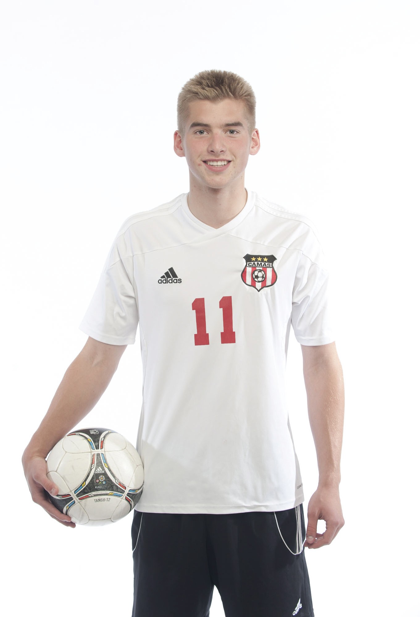 Bennett Lehner of Camas, the all-region boys soccer player of the year poses for a photo  in Vancouver Thursday June 4, 2015.