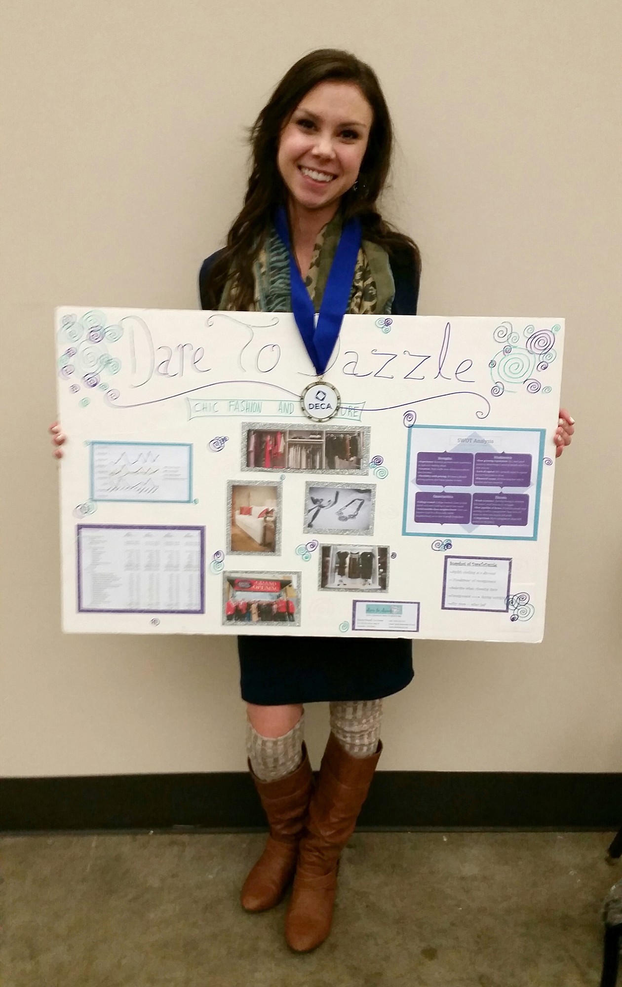Battle Ground: Prairie High School senior Nicole Howell won the Entrepreneurial Project Individual at the DECA district championships, and will compete in the state competition.