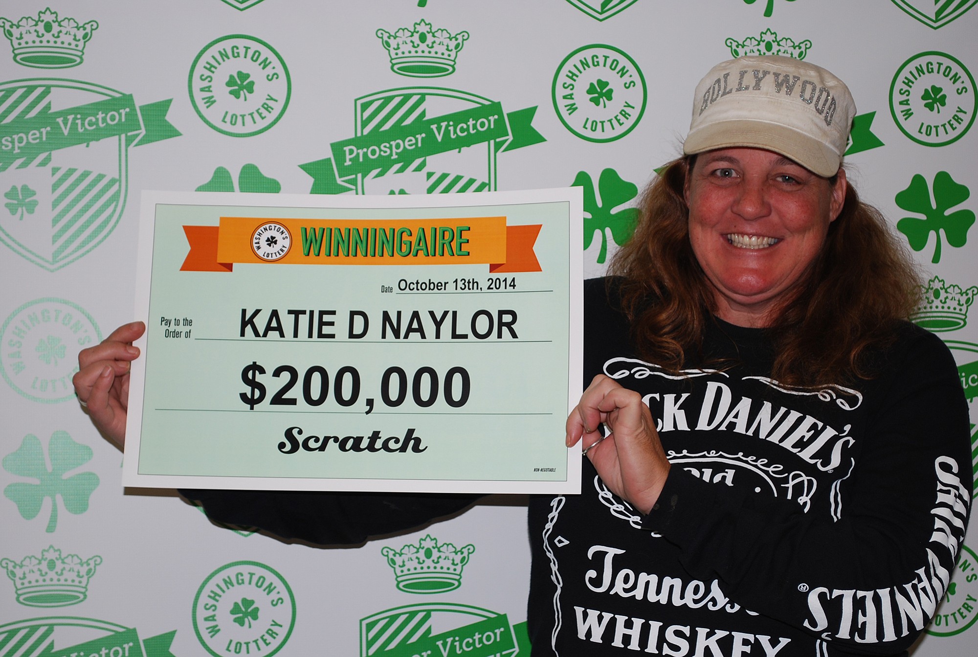 North Image: Katie Naylor, from Vancouver, won $200,000 playing a Washington Lottery scratch ticket she bought on Oct.