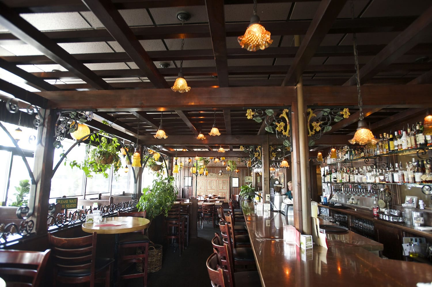 The interior of McMenamins East Vancouver is shown in 2015.