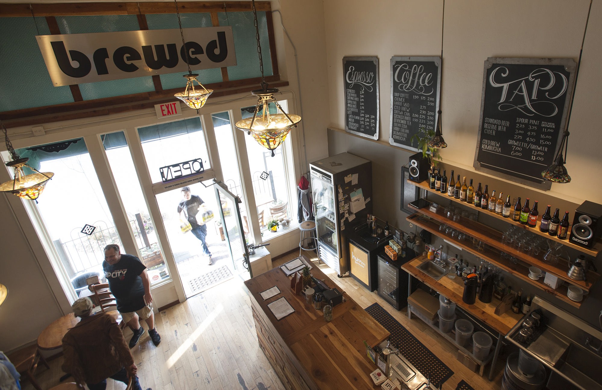 The interior of Brewed Cafe &amp; Pub on Main Street in downtown Vancouver on Feb.