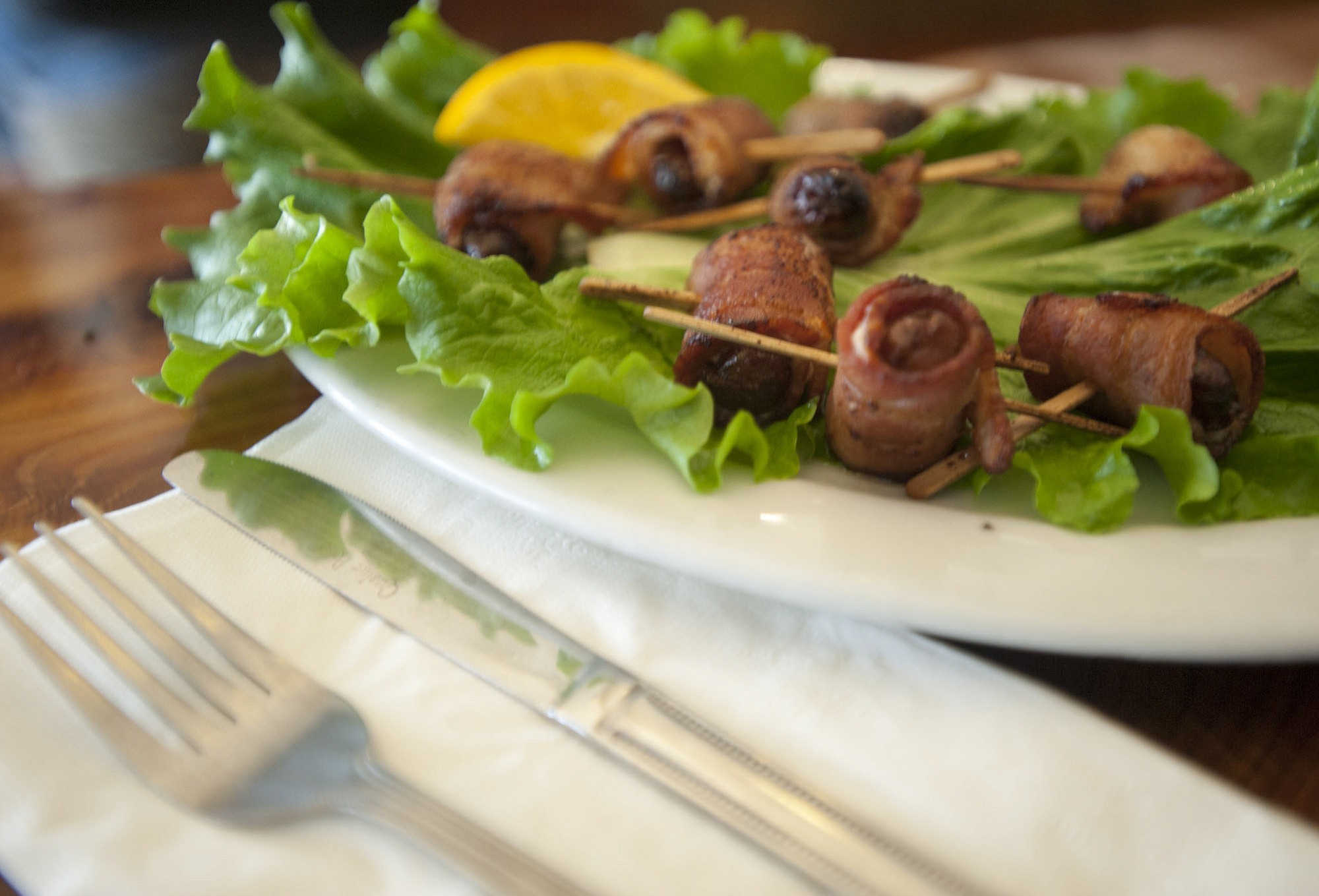 Bacon-wrapped dates are among the menu items at Brewed Cafe &amp; Pub on Main Street in downtown Vancouver.