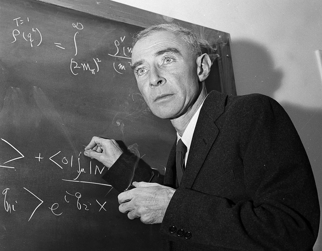 Associated Press files
Dr. J. Robert Oppenheimer, creator of the atomic bomb, is shown in 1957 at his study in Princeton University's Institute for Advanced Study in Princeton, N.J.