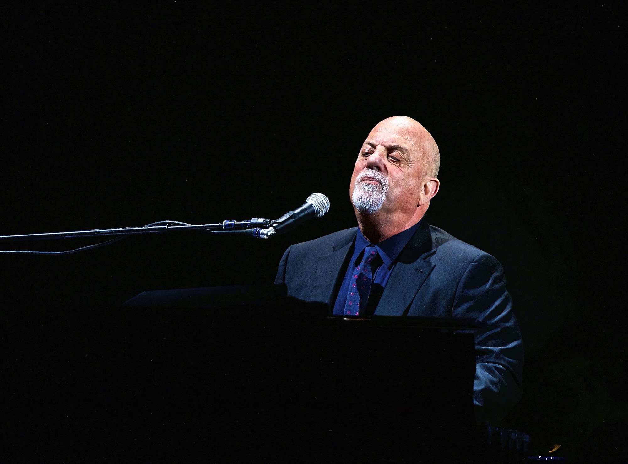 Billy Joel performs for a record 65th time at Madison Square Garden on Wednesday in New York.
