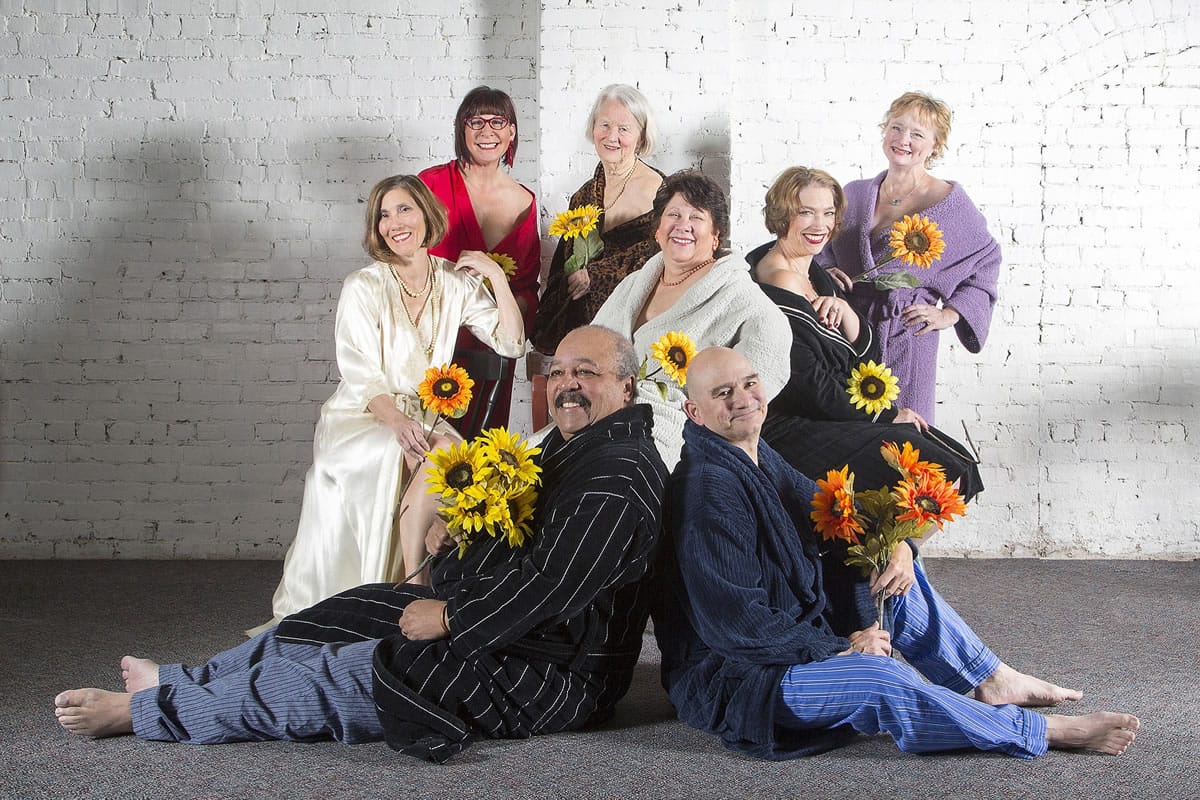 The cast of &quot;Calendar Girls&quot; takes the stage through March 7, 2015 at Magenta Theater in downtown Vancouver.