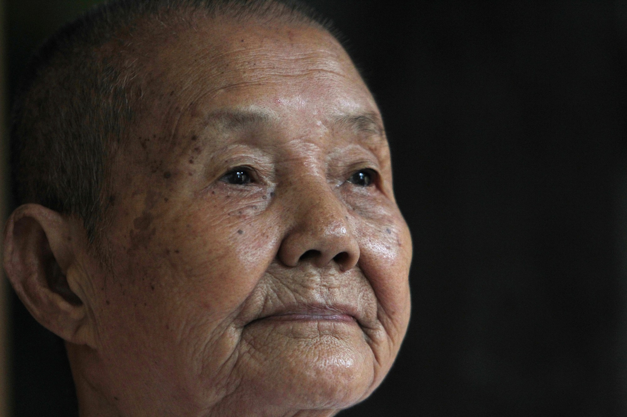 Som Seng Eath, widow of a diary writer Poch Younly, is now 86 and lives in Phnom Penh.