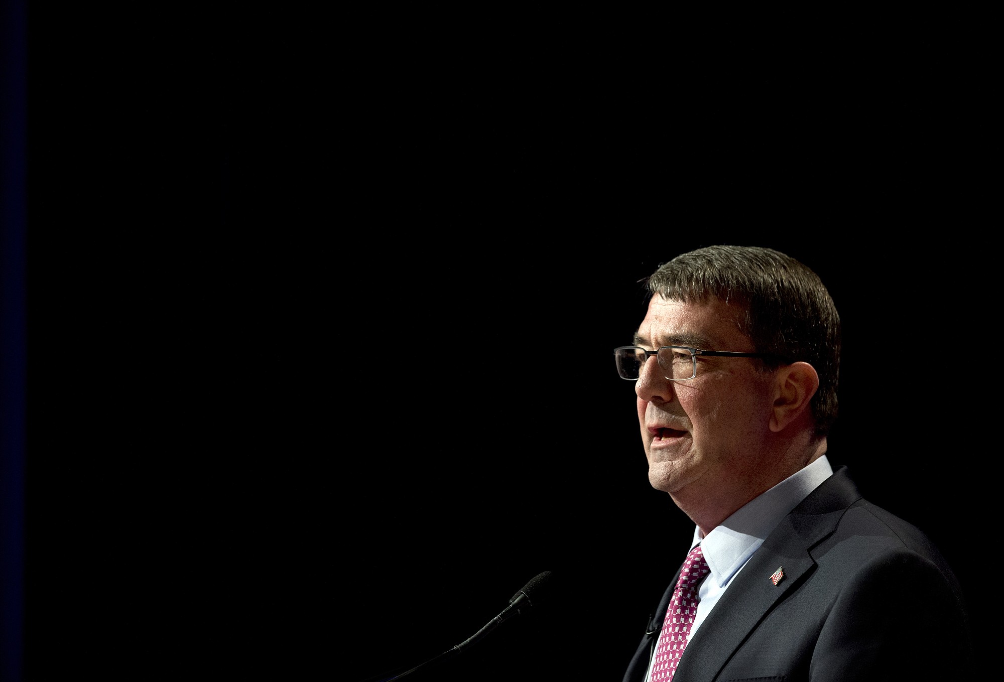 Defense Secretary Ash Carter, speaking during a ceremonial swearing-in ceremony at the Pentagon.