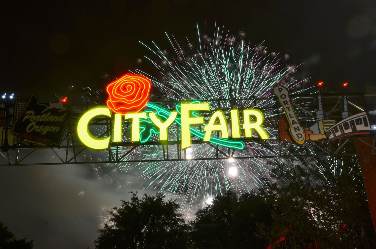 The CityFair at the Portland Rose Festival at the Tom McCall Waterfront Park.