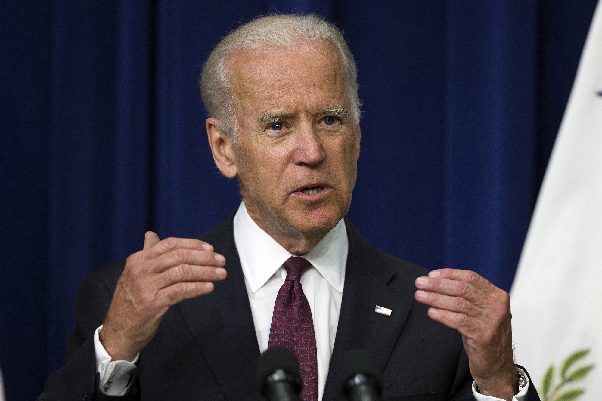 Vice President Joe Biden speaks in June in the South Court Auditorium on the White House campus in Washington.