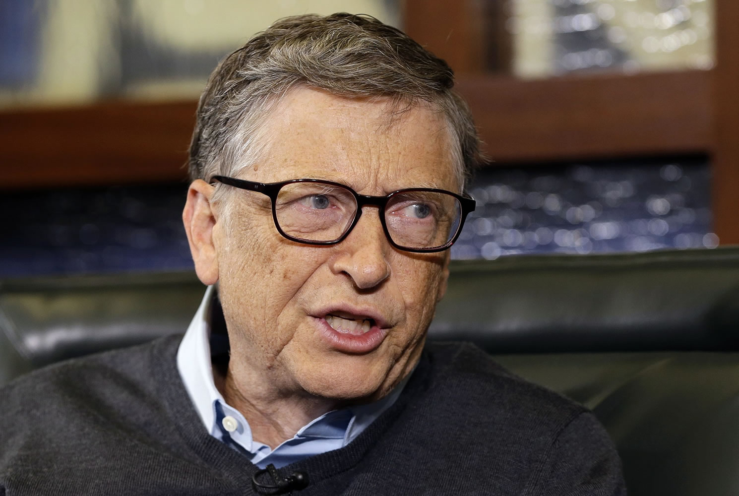 Bill Gates, Microsoft co-founder and philanthropist.