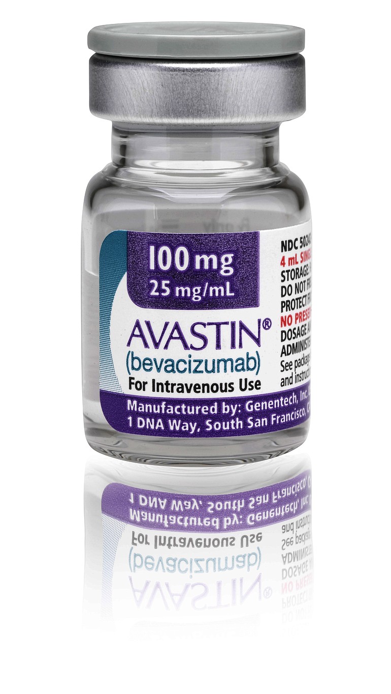 The cancer drug Avastin.