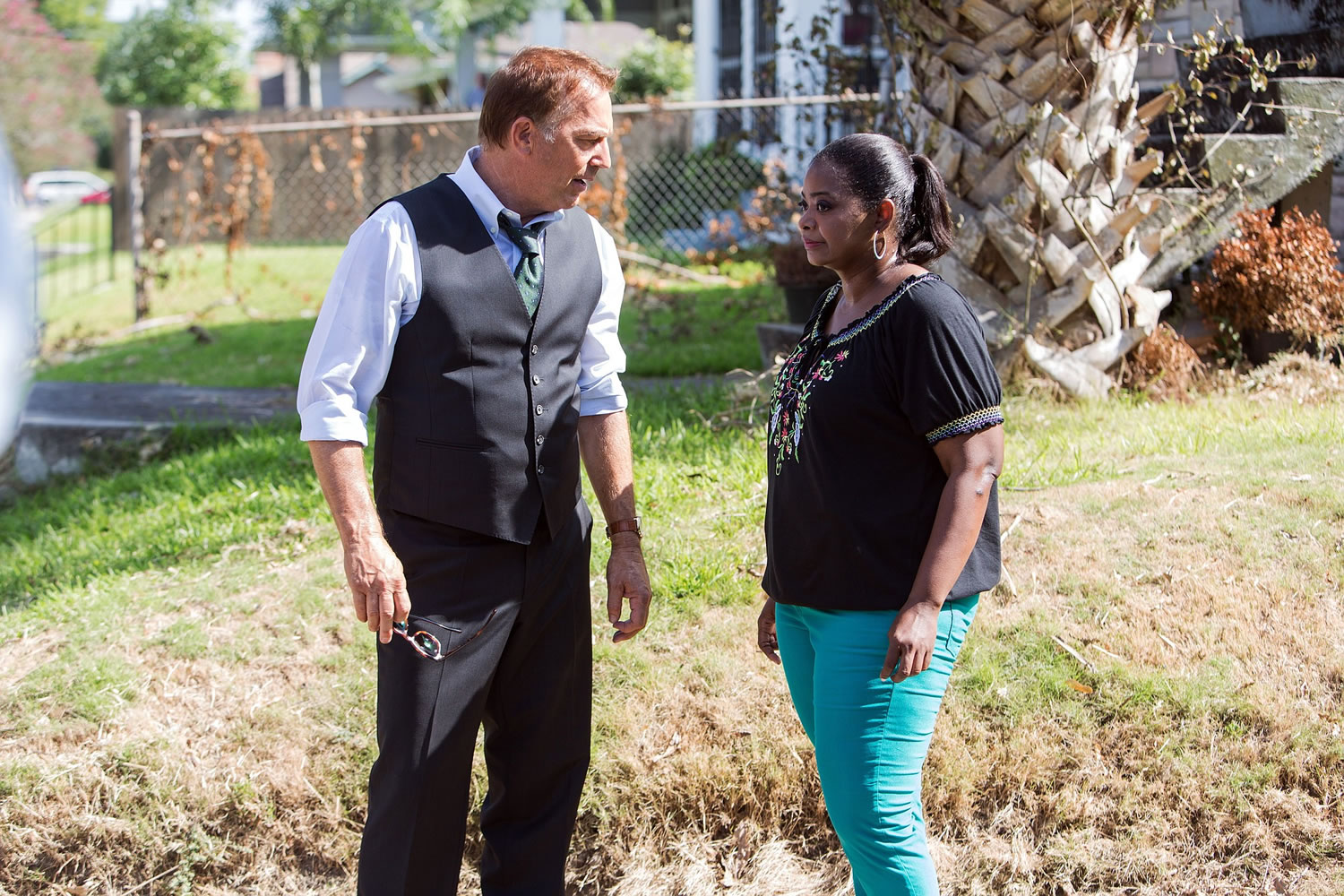 Kevin Costner and Octavia Spencer star in a scene from &quot;Black or White.&quot;