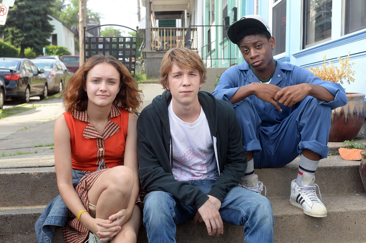 Olivia Cooke, from left, Thomas Mann and RJ Cyler star in &quot;Me and Earl and The Dying Girl.&quot;