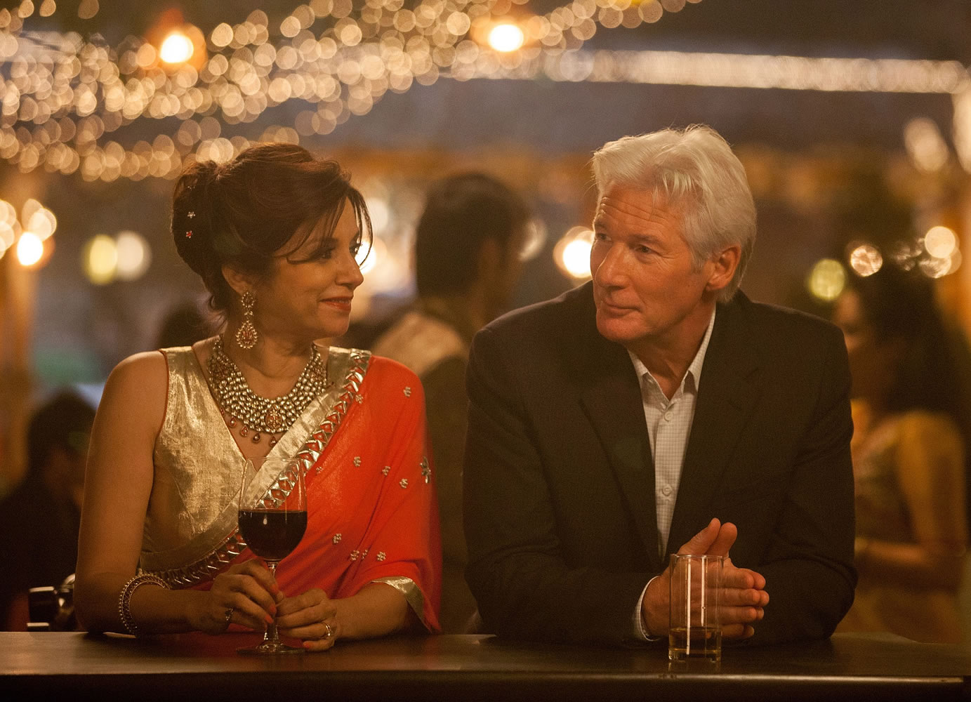 Lillete Dubey and Richard Gere in a scene from &quot;The Second Best Exotic Marigold Hotel.&quot;