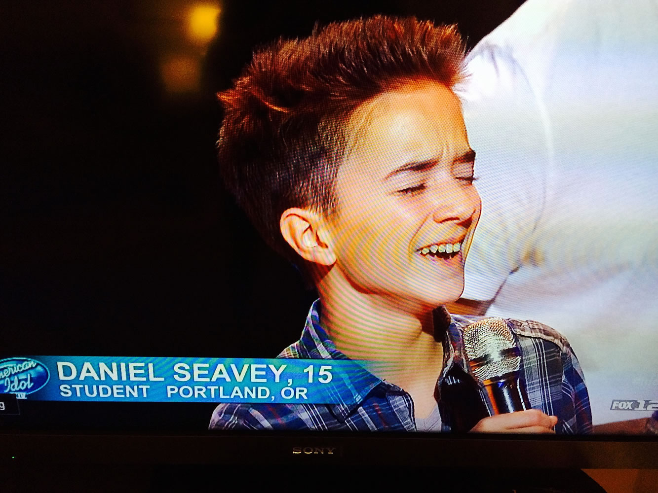 Daniel Seavey of Vancouver performs in an episode of American Idol that aired Wednesday night.
