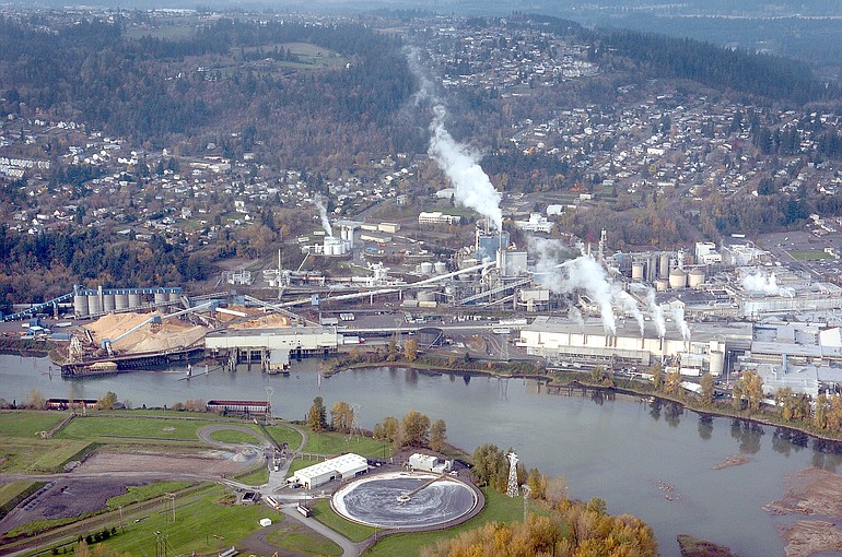 The Georgia-Pacific mill in Camas.