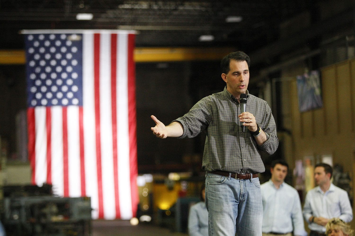 Republican presidential candidate Wisconsin Gov.