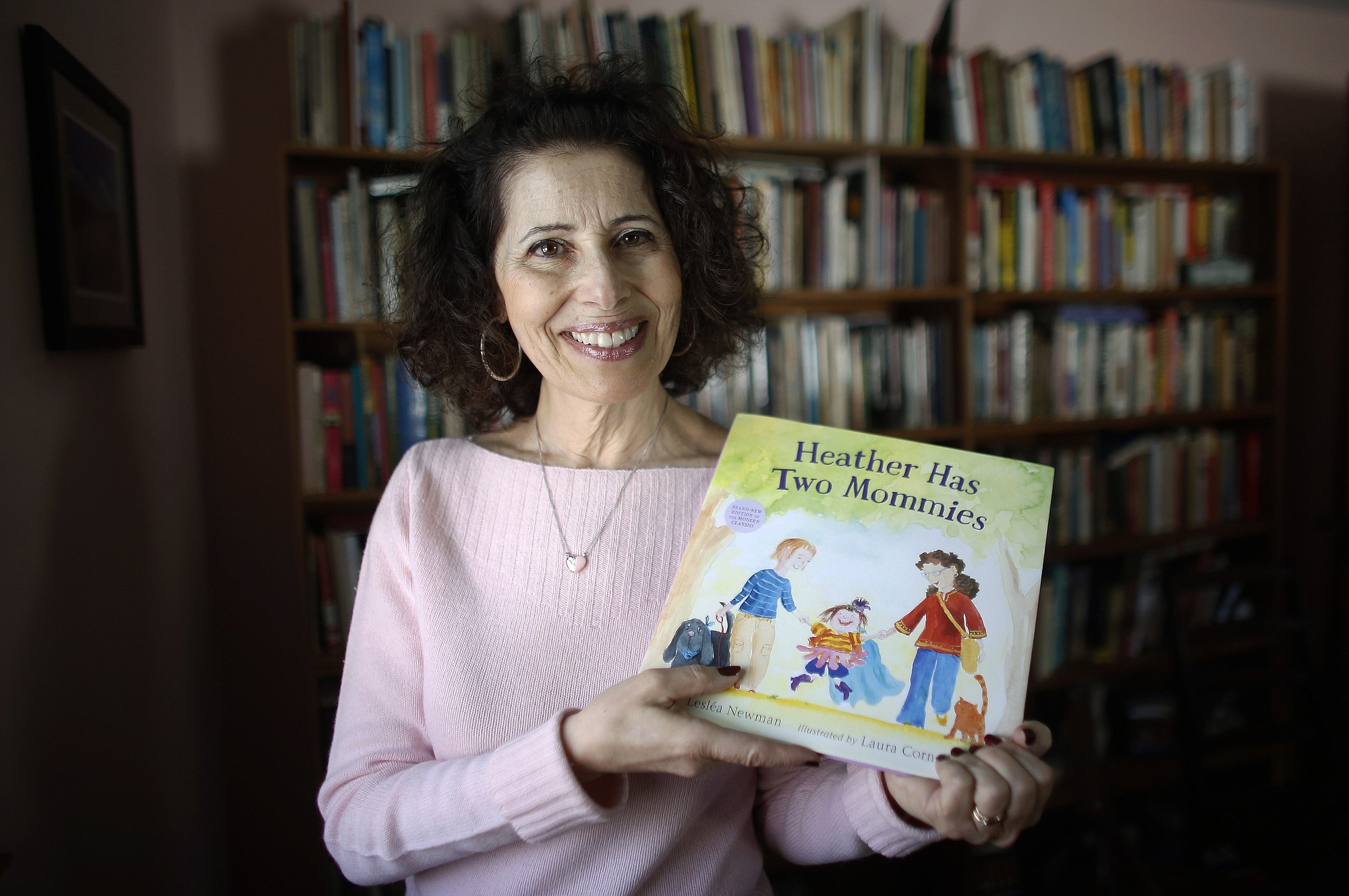 Author Leslea Newman, who wrote the original version of &quot;Heather Has Two Mommies,&quot; 25 years ago, has updated the book with fresh illustrations from a new artist.