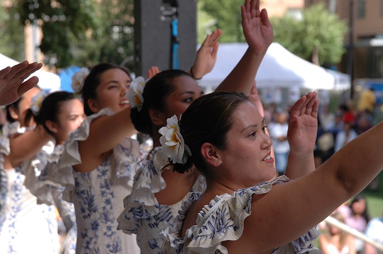 The annual Ho`ike and Hawaiian Festival is 11 a.m. to 7 p.m.