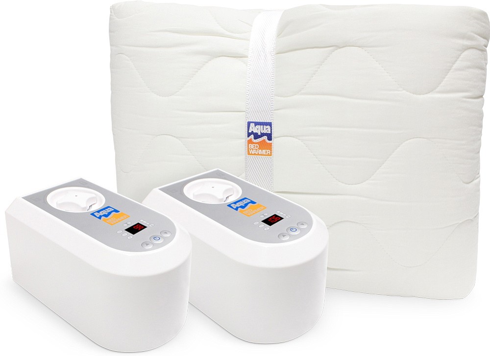 Aqua Bed Warmer
Aqua Bed Warmer warms beds by circulating heated water through a special mattress pad.