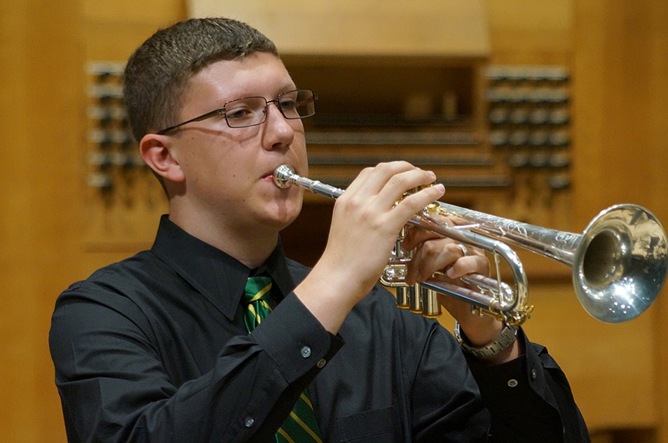 Camas High School's Isaac Hodapp was selected for the National Association for Music Education's 2014 All National Honor Band.